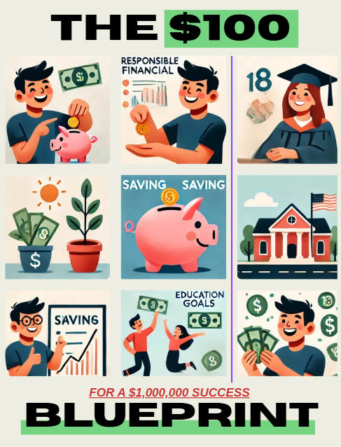 The $100 Blueprint for Million Dollar Success - Book Cover